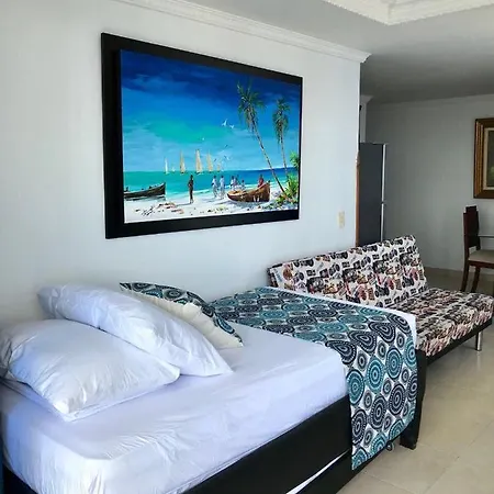 Apartamento Apartamento Alcoba, El Laguito Beach, Cartagena
